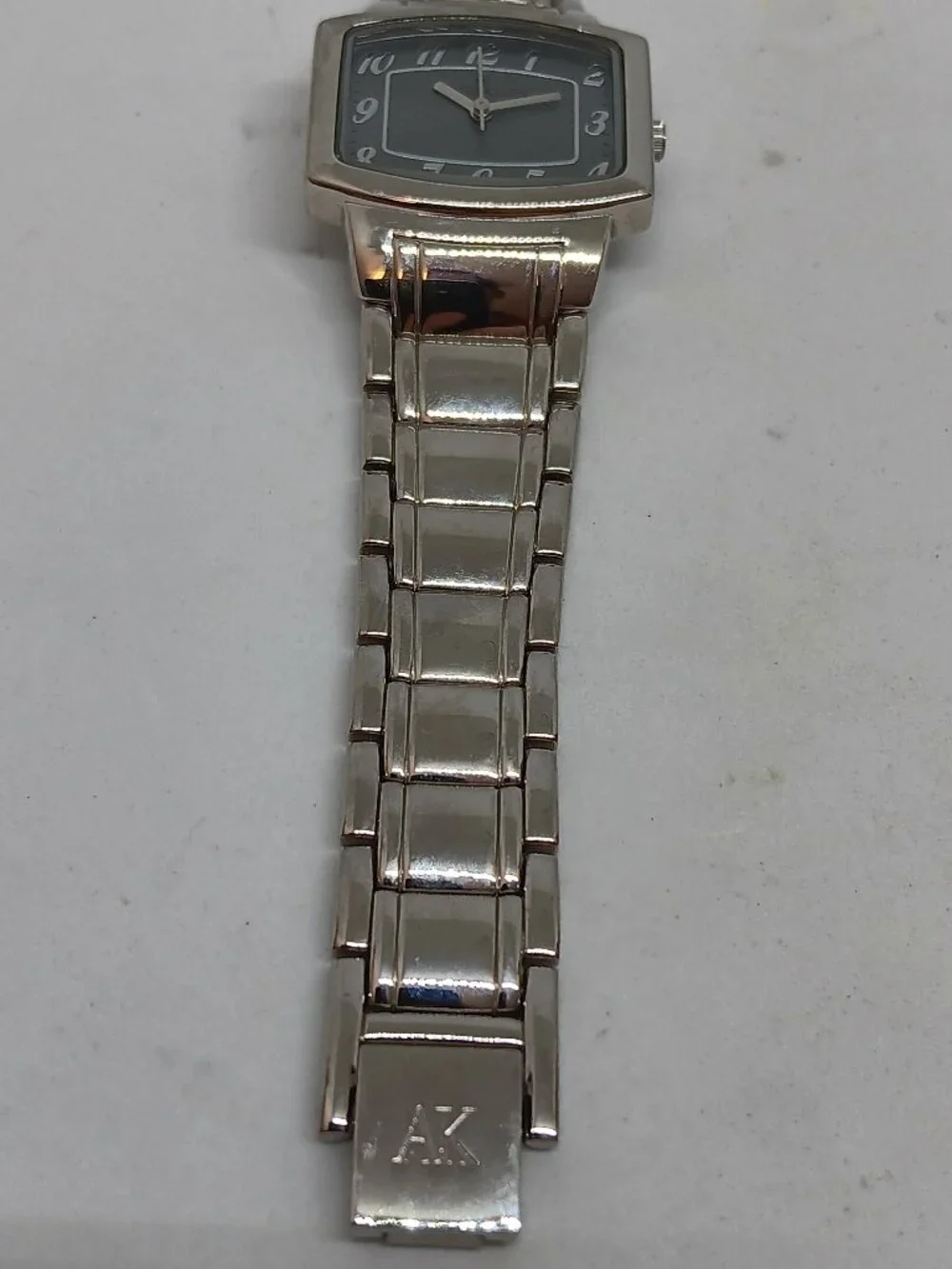 Anne Klein 10/7887S Women's 30mm x 24mm Silver Tone Quartz Watch NEW BATTERY